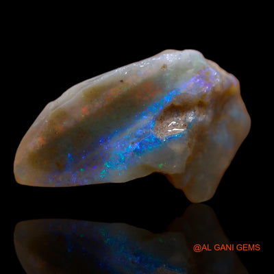 8.60 Cts Natural Australian Fire Opal Loose Gemstone Fancy Rough 18x14x9 mm RA-846
