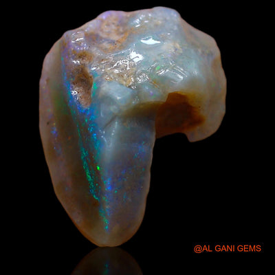 8.60 Cts Natural Australian Fire Opal Loose Gemstone Fancy Rough 18x14x9 mm RA-846