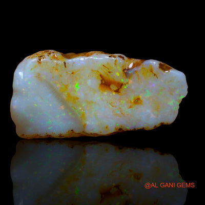 8.05 Cts Natural Australian Fire Opal Fancy Rough Loose Gemstone For Jewelry 18x9x9 mm RA-847