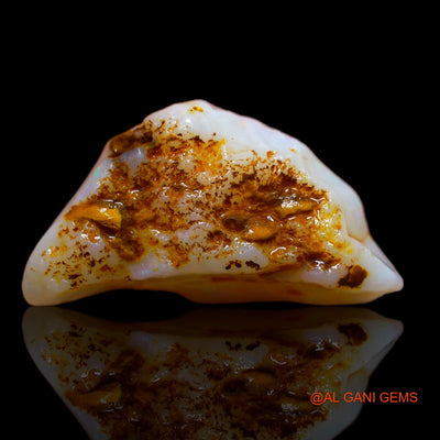 8.05 Cts Natural Australian Fire Opal Fancy Rough Loose Gemstone For Jewelry 18x9x9 mm RA-847