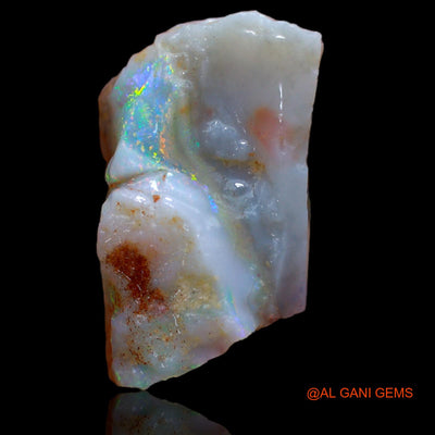 6.35 Cts Natural Australian Fire Opal Loose Gemstone Fancy Rough 20x11x4 mm RA-850