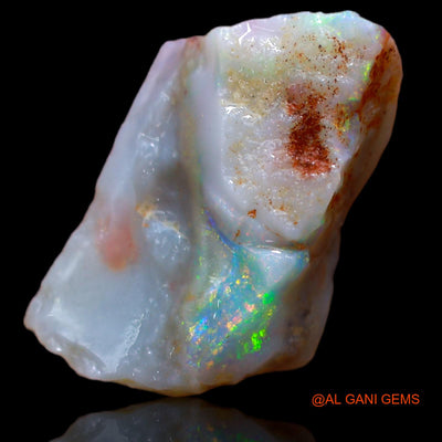 6.35 Cts Natural Australian Fire Opal Loose Gemstone Fancy Rough 20x11x4 mm RA-850
