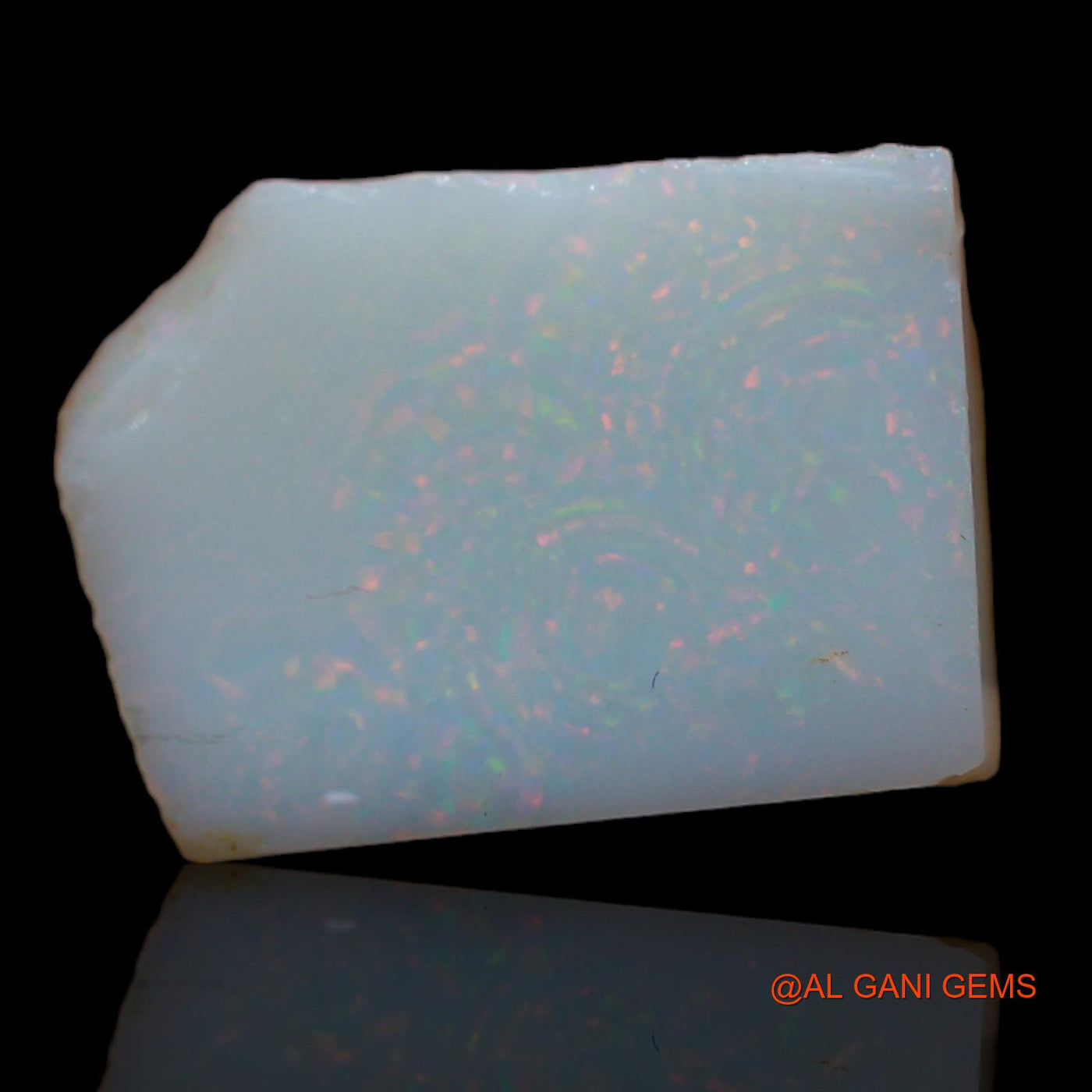 5.30 Cts Natural Australian Fire Opal Loose Gemstone Fancy Rough 16x11x3 mm RA-853