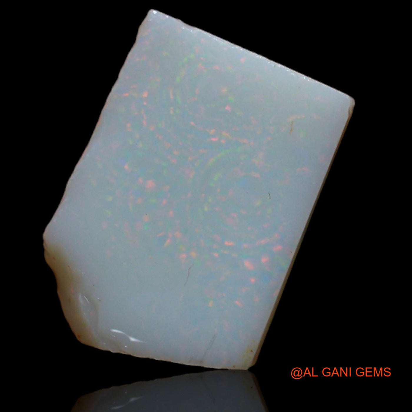 5.30 Cts Natural Australian Fire Opal Loose Gemstone Fancy Rough 16x11x3 mm RA-853
