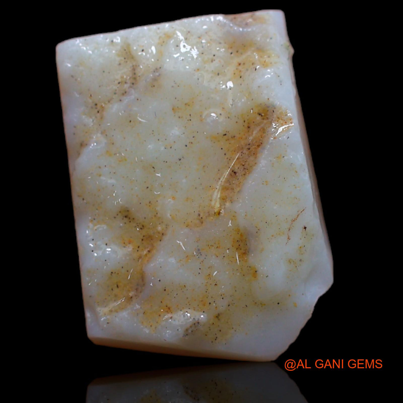 5.30 Cts Natural Australian Fire Opal Loose Gemstone Fancy Rough 16x11x3 mm RA-853