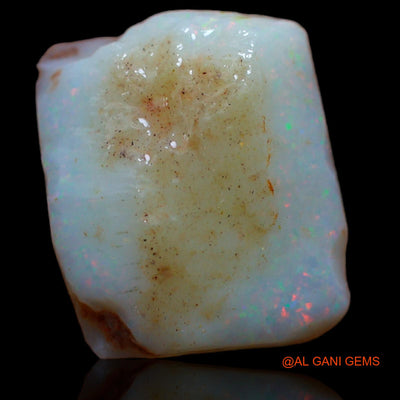 6.55 Cts Natural Australian Fire Opal Loose Gemstone Fancy Rough 15x13x4 mm RA-854