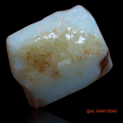 6.55 Cts Natural Australian Fire Opal Loose Gemstone Fancy Rough 15x13x4 mm RA-854