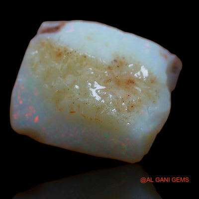 6.55 Cts Natural Australian Fire Opal Loose Gemstone Fancy Rough 15x13x4 mm RA-854