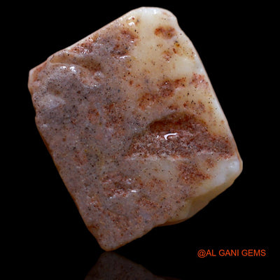 6.55 Cts Natural Australian Fire Opal Loose Gemstone Fancy Rough 15x13x4 mm RA-854