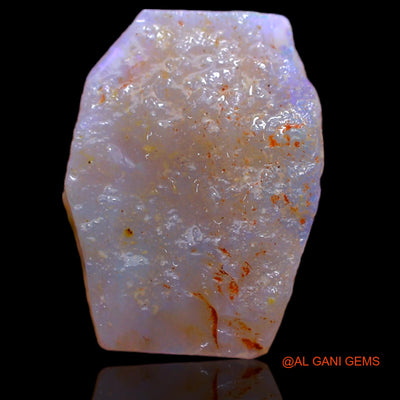 Natural Untreated Fire Opal Loose Gemstone Fancy Rough From Australia 4.05 Cts 16x12x3 mm RA-856
