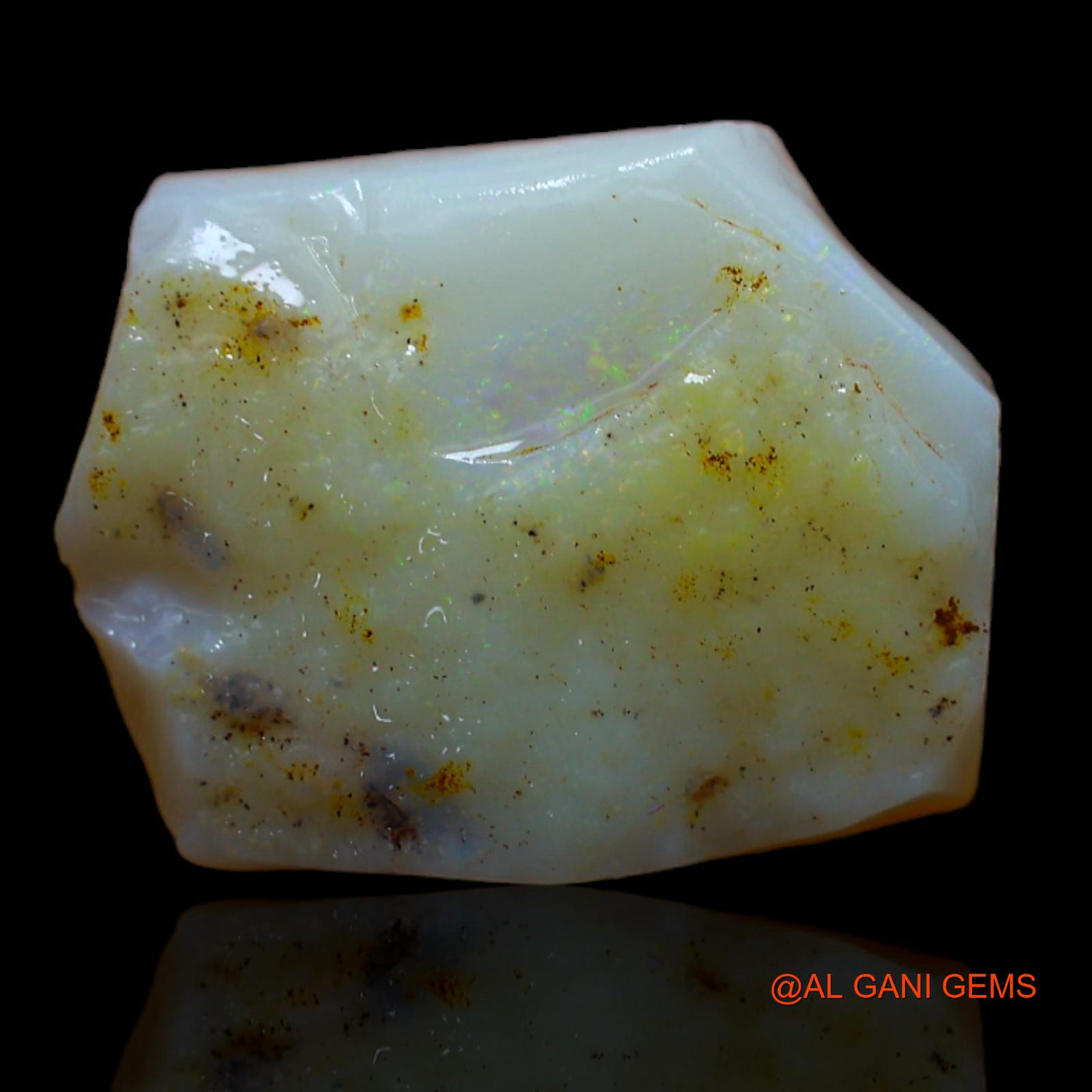 6.90 Cts Natural Australian Fire Opal Fancy Rough Loose Gemstone For Jewelry 17x13x4 mm RA-858
