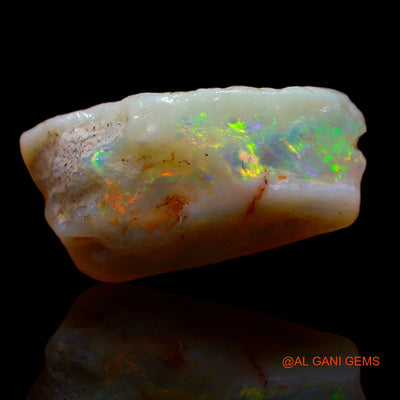 Natural Untreated Fire Opal Loose Gemstone Fancy Rough From Australia 6.50 Cts 18x8x8 mm RA-85