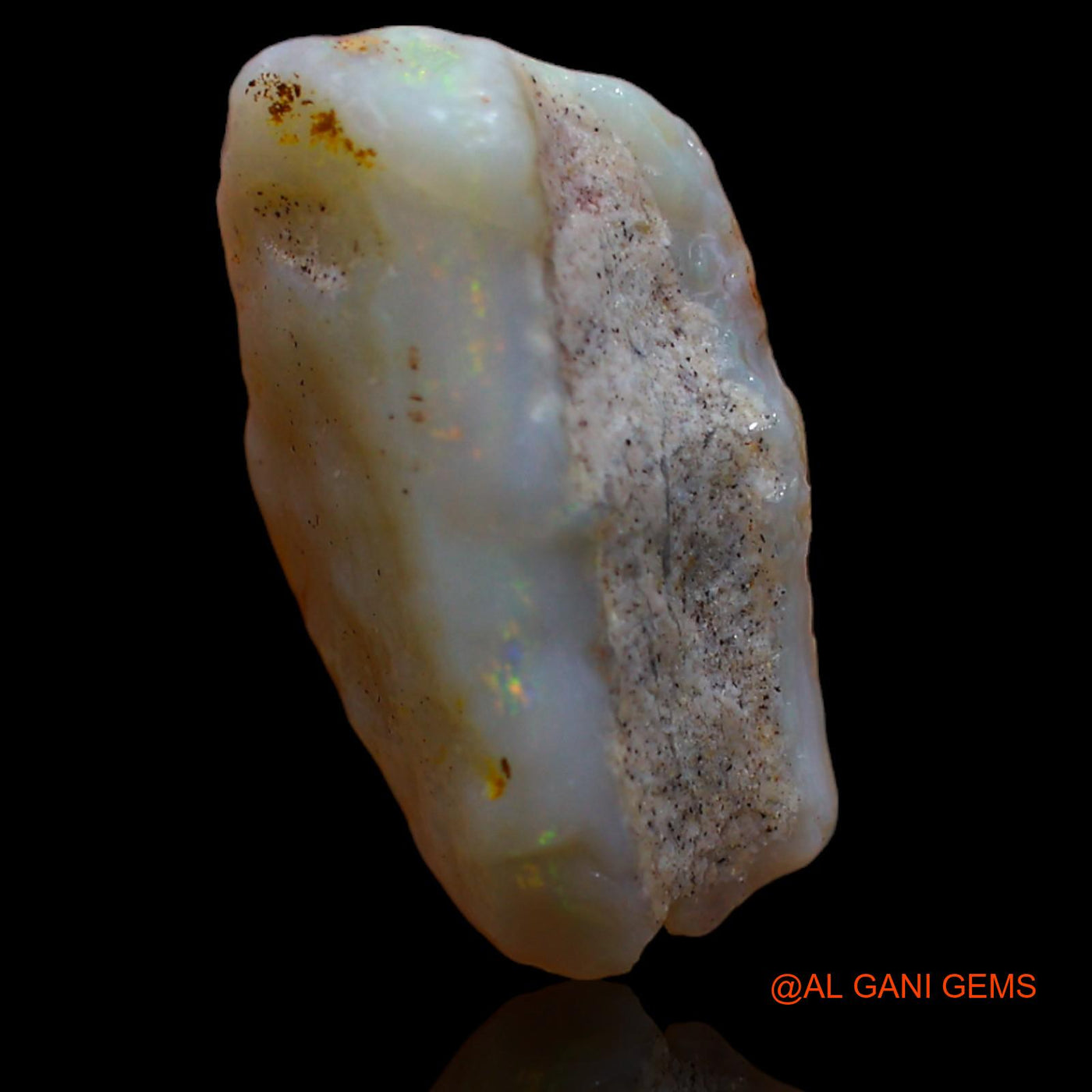 Natural Untreated Fire Opal Loose Gemstone Fancy Rough From Australia 6.50 Cts 18x8x8 mm RA-85