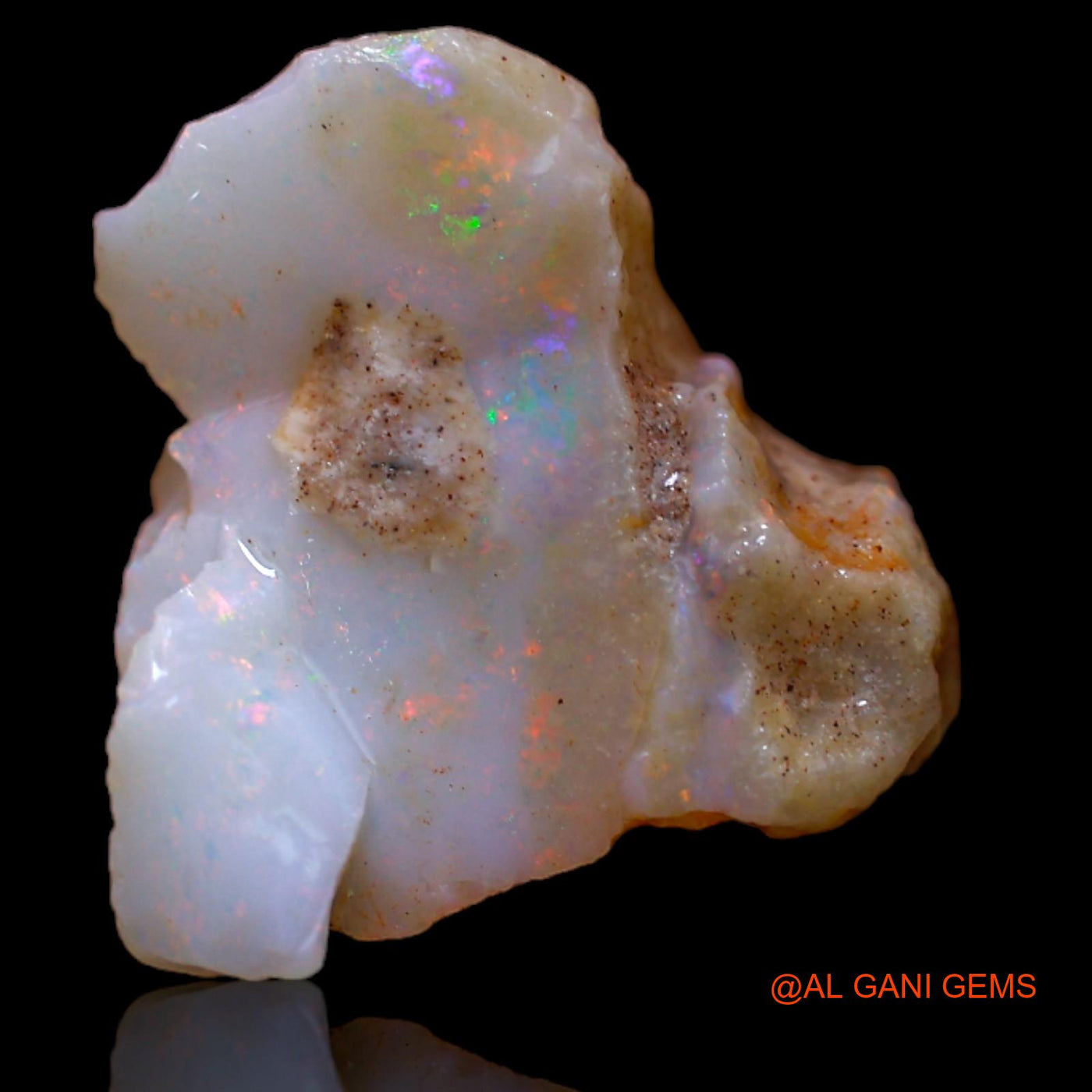 9.85 Cts Natural Australian Fire Opal Fancy Rough Loose Gemstone For Jewelry 16x16x11 mm RA-861