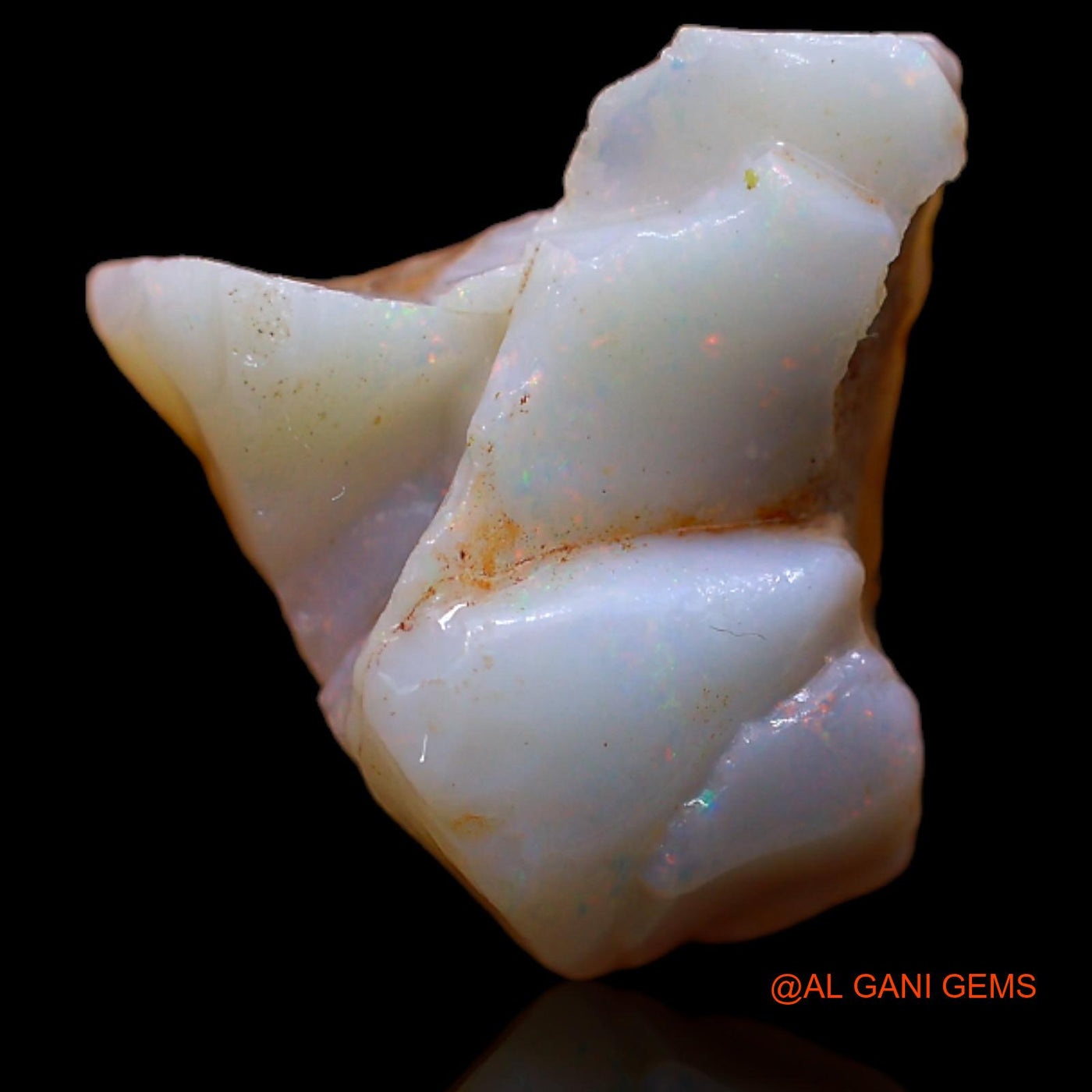 9.85 Cts Natural Australian Fire Opal Fancy Rough Loose Gemstone For Jewelry 16x16x11 mm RA-861