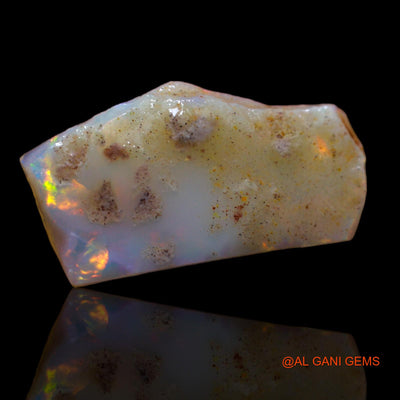 5.30 Cts Natural Australian Fire Opal Loose Gemstone Fancy Rough 21x11x3 mm RA-862