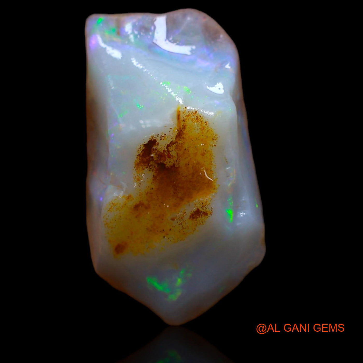 13.90 Cts Natural Australian Fire Opal Loose Gemstone Fancy Rough 18x14x11 mm RA-864