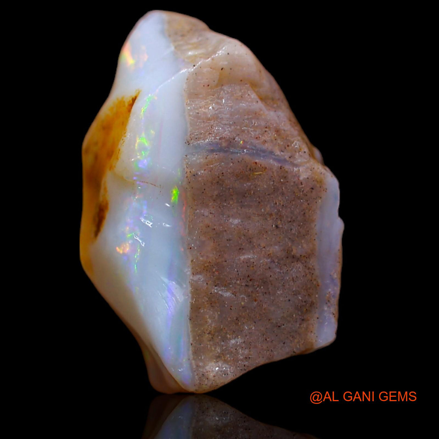 13.90 Cts Natural Australian Fire Opal Loose Gemstone Fancy Rough 18x14x11 mm RA-864
