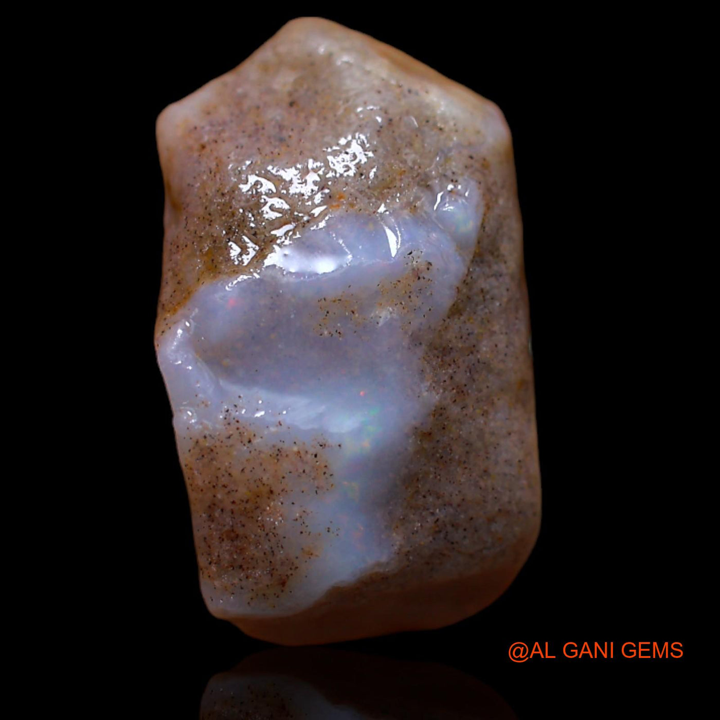 13.90 Cts Natural Australian Fire Opal Loose Gemstone Fancy Rough 18x14x11 mm RA-864