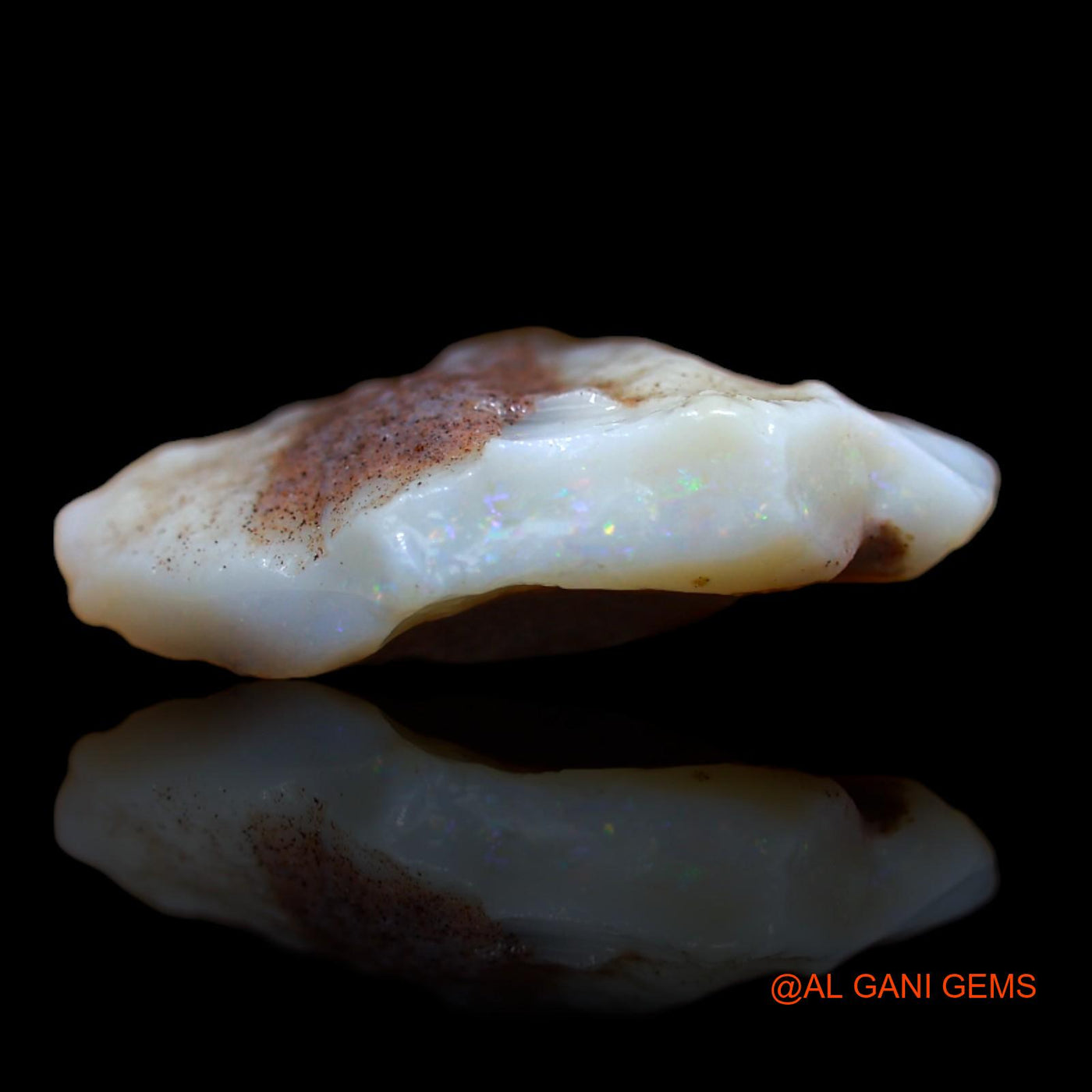 Natural Untreated Fire Opal Loose Gemstone Fancy Rough From Australia 9.40 Cts 23x14x8 mm RA-871