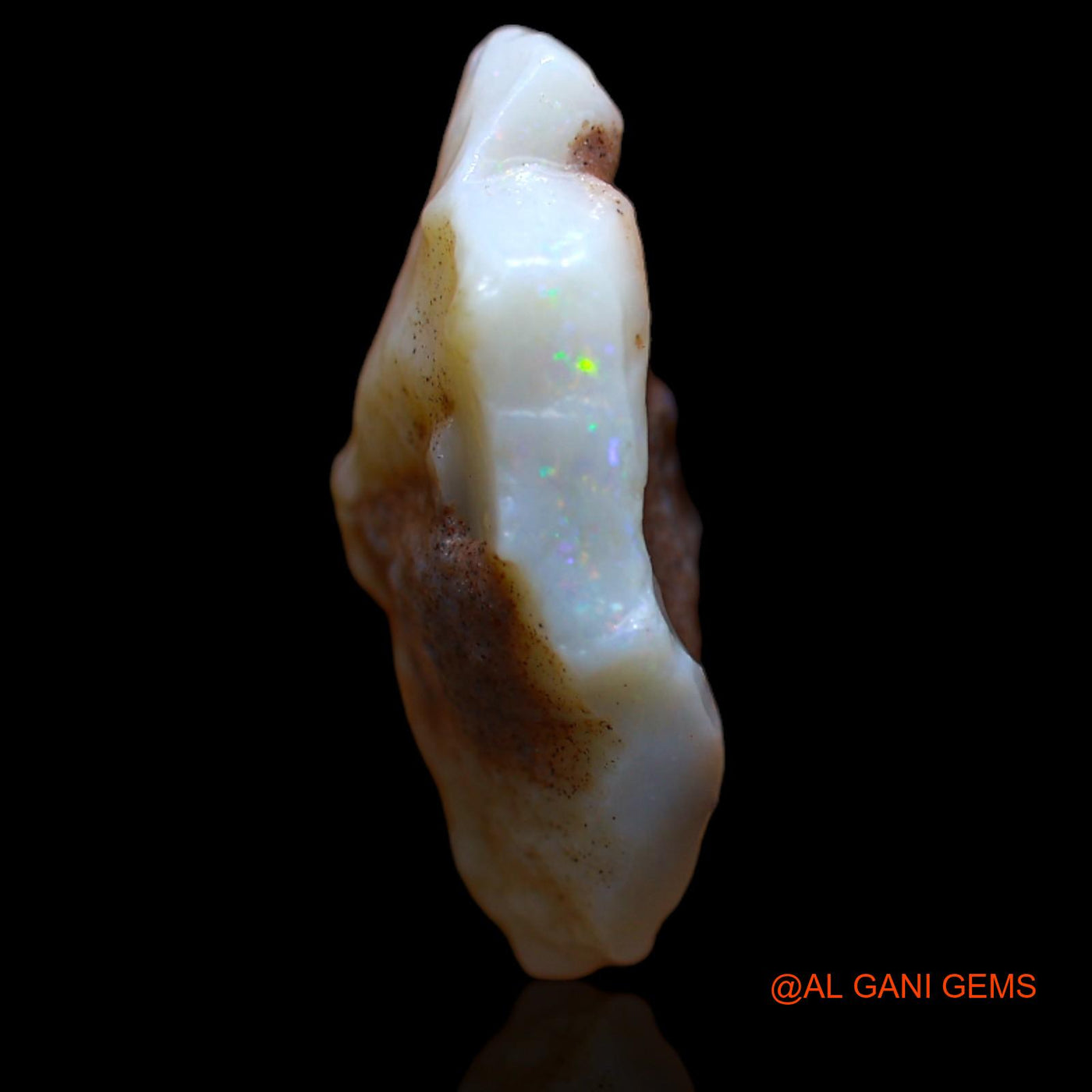Natural Untreated Fire Opal Loose Gemstone Fancy Rough From Australia 9.40 Cts 23x14x8 mm RA-871