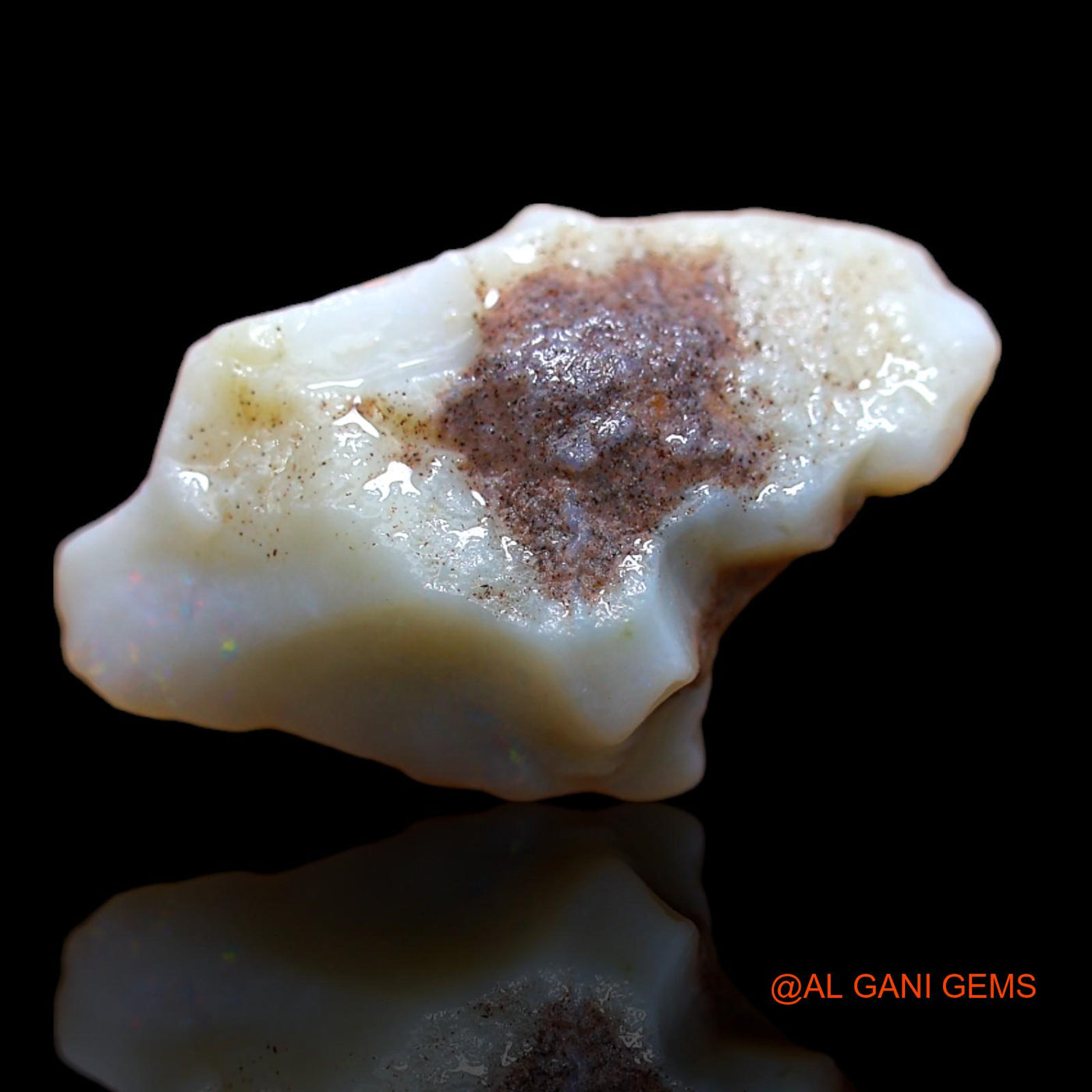 Natural Untreated Fire Opal Loose Gemstone Fancy Rough From Australia 9.40 Cts 23x14x8 mm RA-871