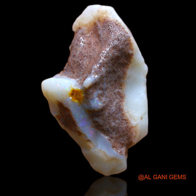 Natural Untreated Fire Opal Loose Gemstone Fancy Rough From Australia 9.40 Cts 23x14x8 mm RA-871