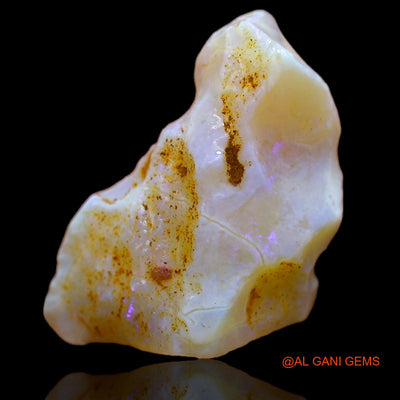 Natural Untreated Fire Opal Loose Gemstone Fancy Rough From Australia 6.45 Cts 21x13x5 mm RA-872