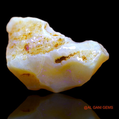 Natural Untreated Fire Opal Loose Gemstone Fancy Rough From Australia 6.45 Cts 21x13x5 mm RA-872