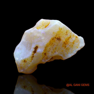 Natural Untreated Fire Opal Loose Gemstone Fancy Rough From Australia 6.45 Cts 21x13x5 mm RA-872