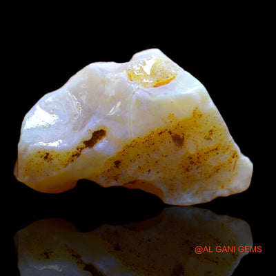 Natural Untreated Fire Opal Loose Gemstone Fancy Rough From Australia 6.45 Cts 21x13x5 mm RA-872