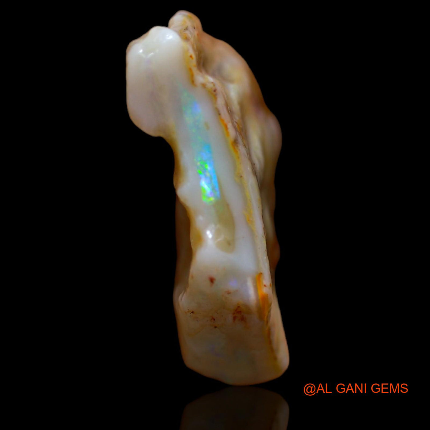 8.90 Cts Natural Australian Fire Opal Fancy Rough Loose Gemstone For Jewelry 21x15x5 mm RA-873