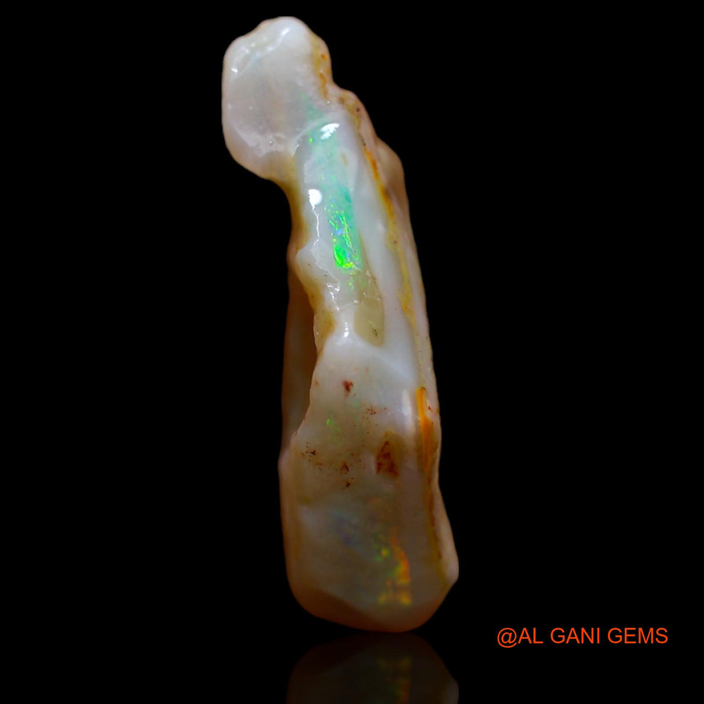 8.90 Cts Natural Australian Fire Opal Fancy Rough Loose Gemstone For Jewelry 21x15x5 mm RA-873