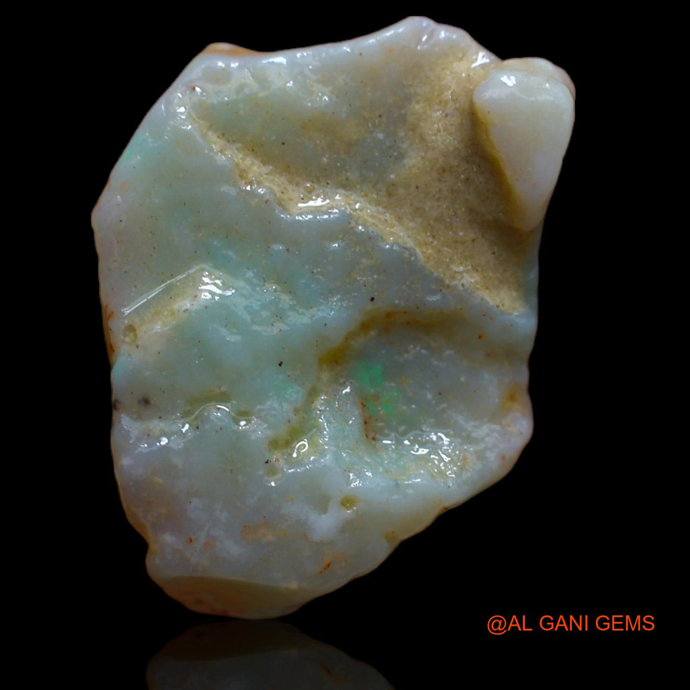 8.90 Cts Natural Australian Fire Opal Fancy Rough Loose Gemstone For Jewelry 21x15x5 mm RA-873