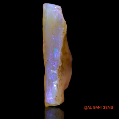 7.15 Cts Natural Australian Fire Opal Loose Gemstone Fancy Rough 16x12x4 mm RA-874