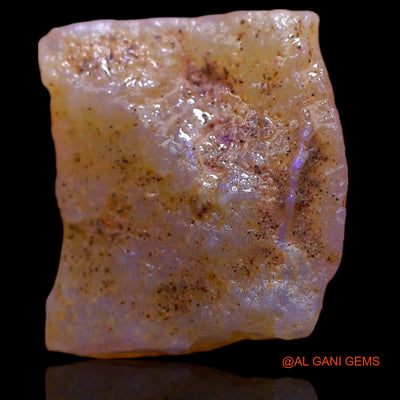 7.15 Cts Natural Australian Fire Opal Loose Gemstone Fancy Rough 16x12x4 mm RA-874