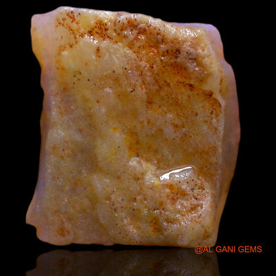 7.15 Cts Natural Australian Fire Opal Loose Gemstone Fancy Rough 16x12x4 mm RA-874