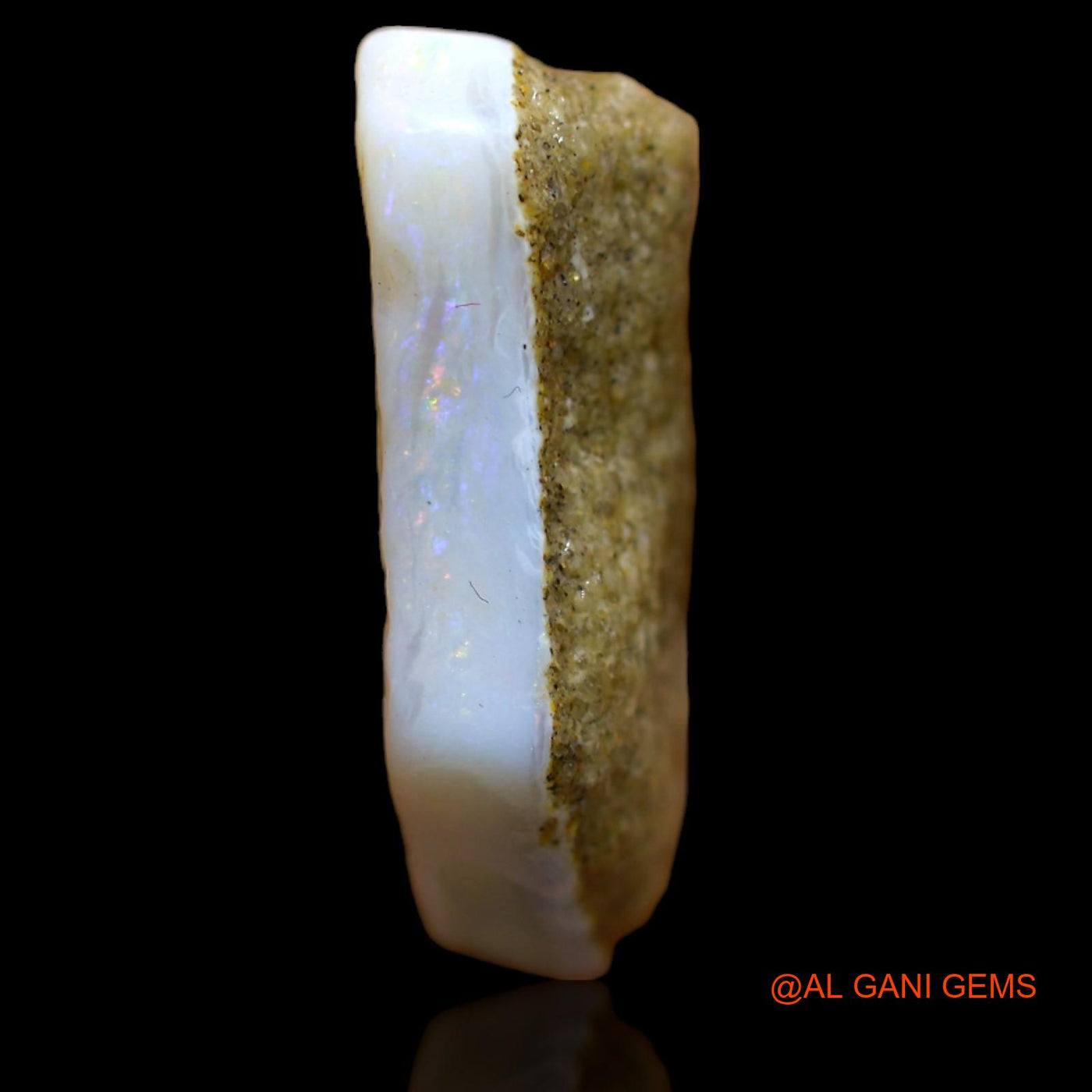 13.15 Cts Natural Australian Fire Opal Loose Gemstone Fancy Rough 22x15x6 mm RA-880