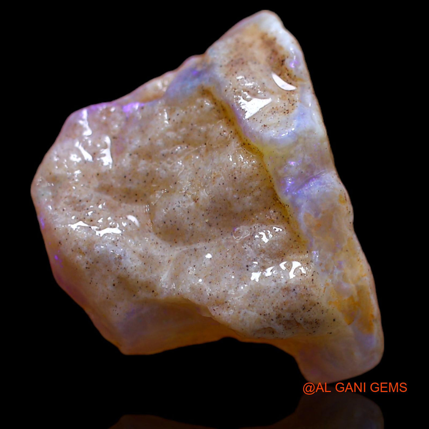 13.95 Cts Natural Australian Fire Opal Fancy Rough Loose Gemstone For Jewelry 20x16x7 mm RA-882