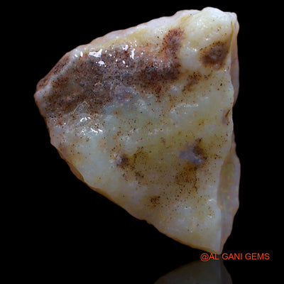 Natural Untreated Fire Opal Loose Gemstone Fancy Rough From Australia 7.60 Cts 20x18x4 mm RA-883