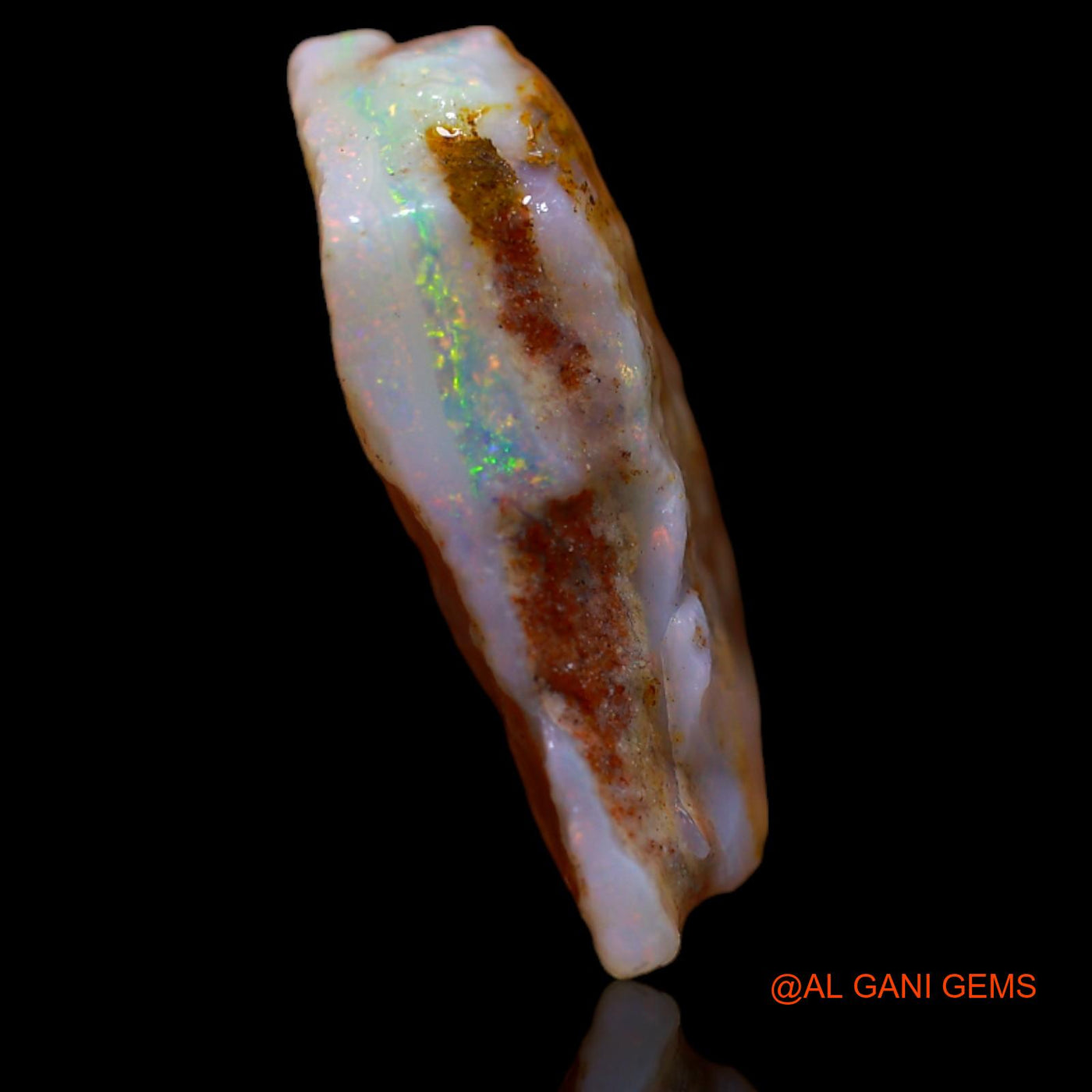 12.15 Cts Natural Australian Fire Opal Fancy Rough Loose Gemstone For Jewelry 20x19x6 mm RA-884