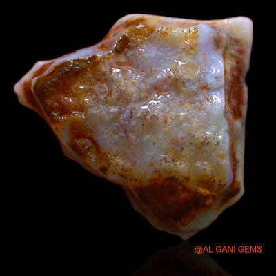 12.15 Cts Natural Australian Fire Opal Fancy Rough Loose Gemstone For Jewelry 20x19x6 mm RA-884