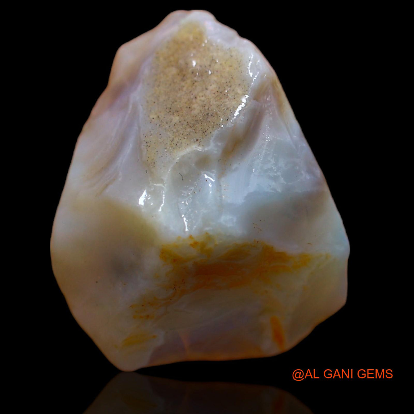 19.20 Cts Natural Australian Fire Opal Loose Gemstone Fancy Rough 22x19x10 mm RA-885