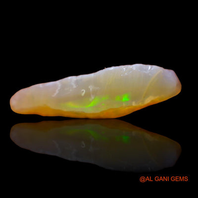 Natural Fire Opal Gemstone 9.35 Cts Loose Fancy Rough From Australia 25x12x6 mm RA-887