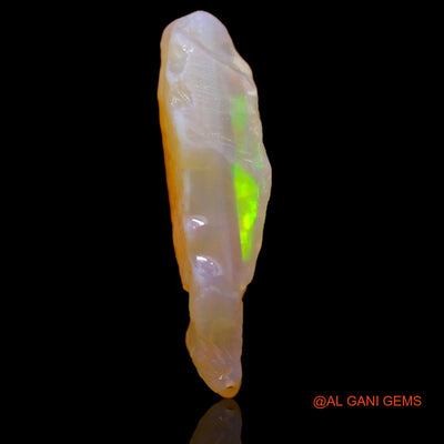 Natural Fire Opal Gemstone 9.35 Cts Loose Fancy Rough From Australia 25x12x6 mm RA-887