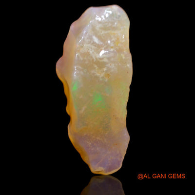 Natural Fire Opal Gemstone 9.35 Cts Loose Fancy Rough From Australia 25x12x6 mm RA-887