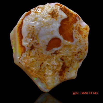 7.90 Cts Natural Australian Fire Opal Loose Gemstone Fancy Rough 22x19x5 mm RA-888