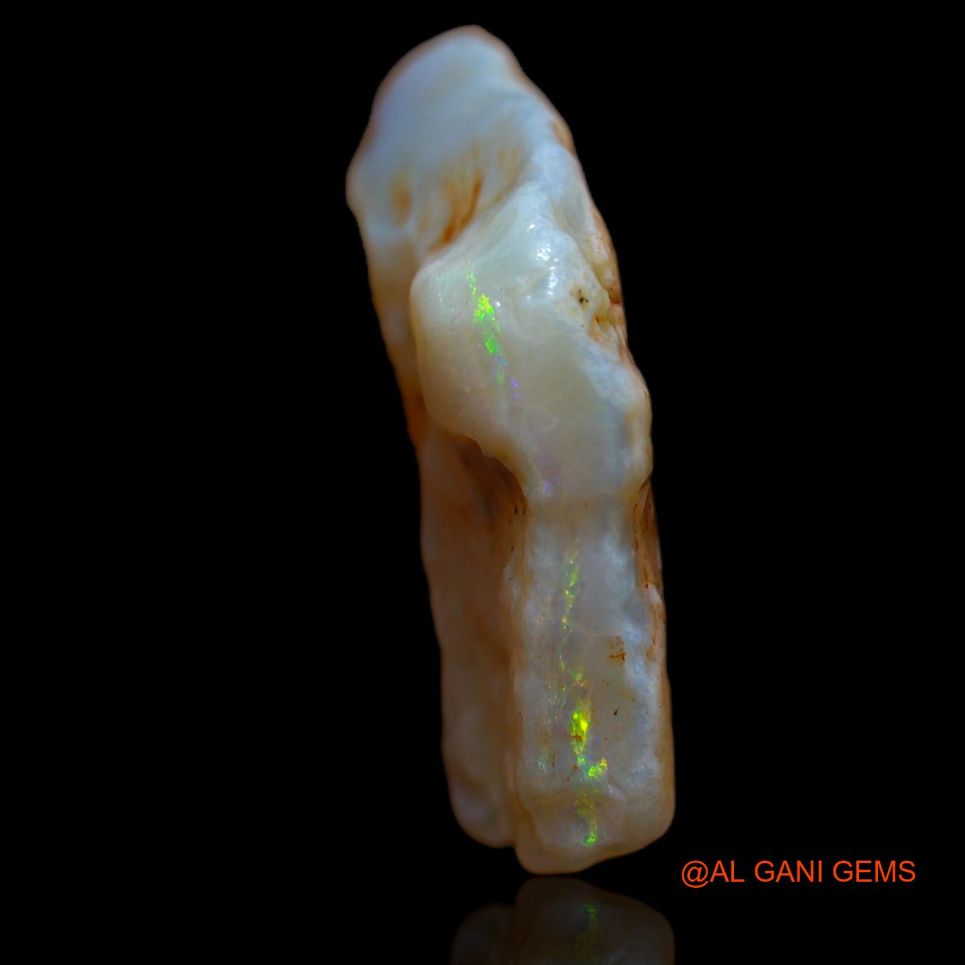 10.80 Cts Natural Australian Fire Opal Loose Gemstone Fancy Rough 26x14x6 mm RA-890