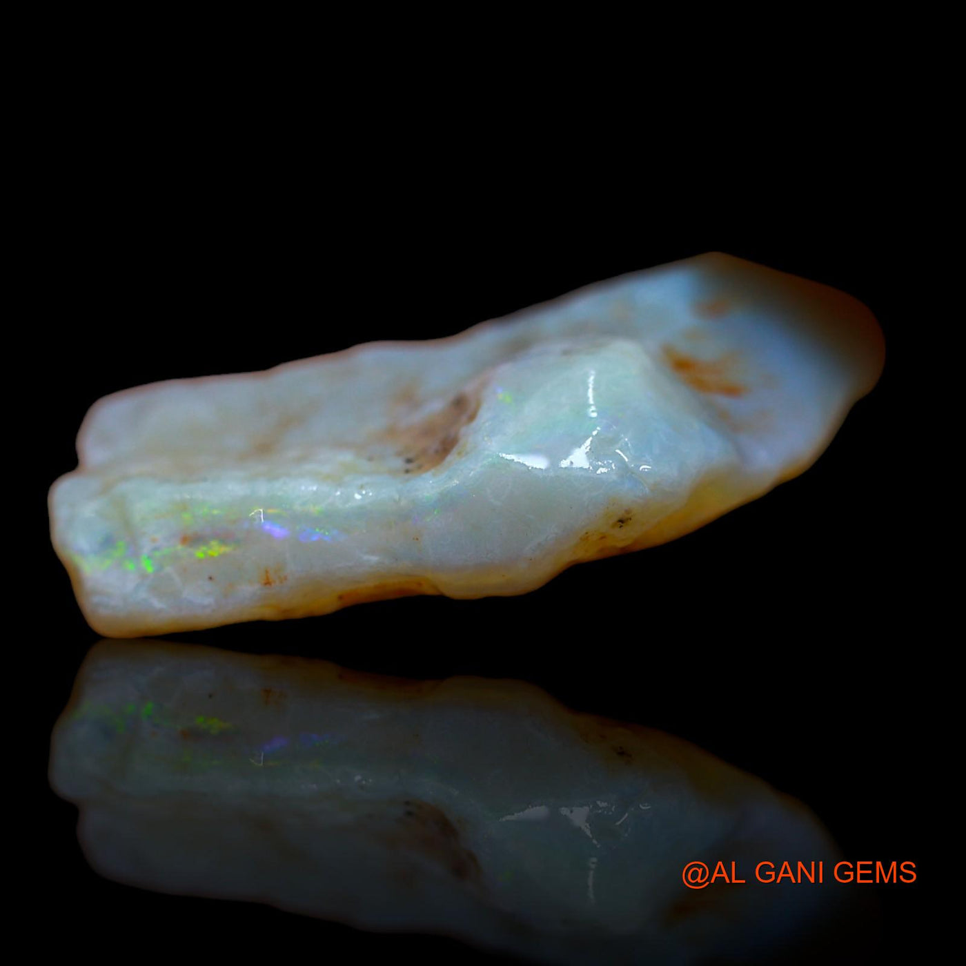 10.80 Cts Natural Australian Fire Opal Loose Gemstone Fancy Rough 26x14x6 mm RA-890