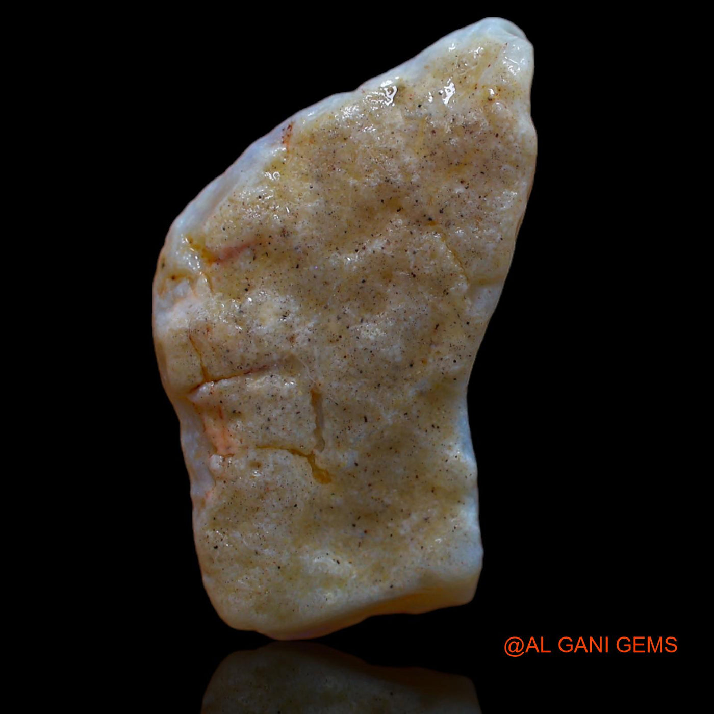10.80 Cts Natural Australian Fire Opal Loose Gemstone Fancy Rough 26x14x6 mm RA-890
